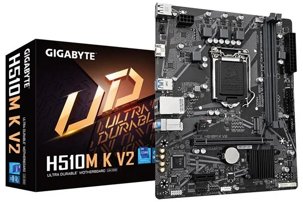 GIGABYTE H510M K V2 Motherboard - Intel H470 - Intel LGA1200 socket - DDR4 RAM - Micro-ATX